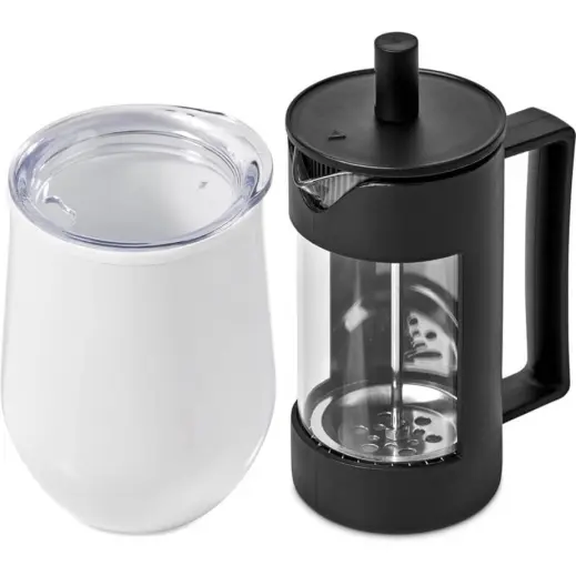 Serendipio Madison Coffee Set Solid White